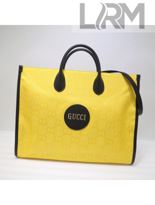 Gucci GG Nylon Off The Grid Large Tote Bag ‎630353 Yellow 2020