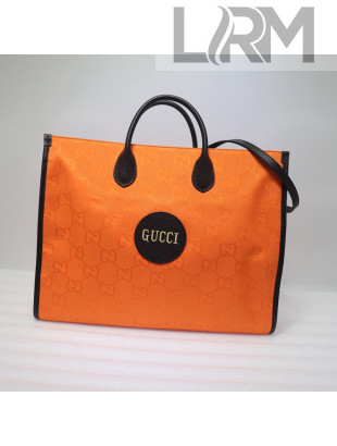 Gucci GG Nylon Off The Grid Large Tote Bag ‎630353 Orange 2020