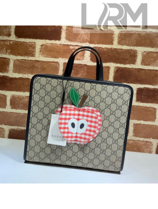 Gucci Children's GG Apple Tote Bag 648797 Beige 2020