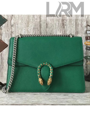 Gucci Dionysus Leather Medium Shoulder Bag 403348 Green 2018