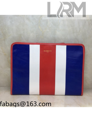 Balenciaga Striped Classic Pouch Multicolor 2021 02