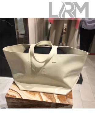 Celine Small Made in Tote in White Calfskin 2018