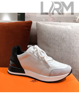 Hermes Patchwork Sneakers White 2021 02 (For Women and Men) 