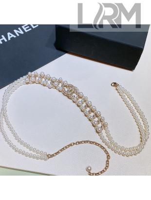Chanel Pearl Chain Belt AB6520 2021
