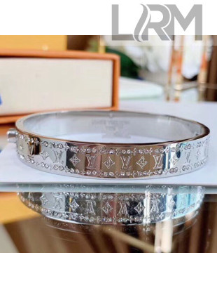 Louis Vuitton Monogram Bracelet Silver 2019