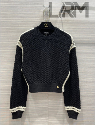 Chanel Sweater Black 2022 031242