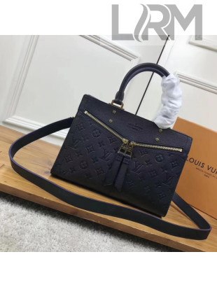 Louis Vuitton Monogram Empreinte Leather Zipped Tote PM M54196 Noir 2018