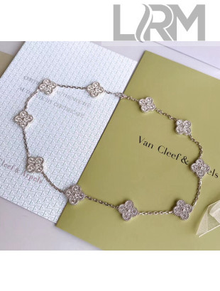 Van Cleef & Arpels Crystal Clovers Necklace 18 2020