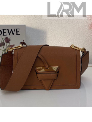 Loewe Barcelona Medium Bag in Grained Calfskin Brown 2021