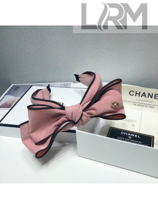 Chanel Bow Headband Hair Accessory Pink 2021 07
