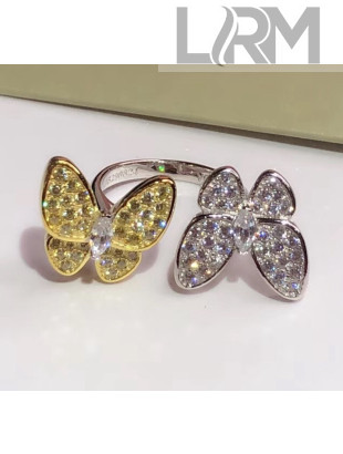 Van Cleef & Arpels Butterfly Ring 13  Yellow/Silver 2020