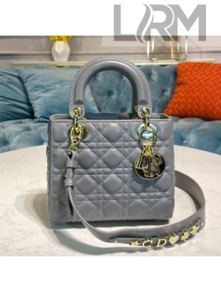 Dior My ABCDior Mini Bag in Grey Cannage Lambskin 2020