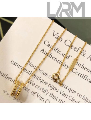 Van Cleef & Arpels Crystal Necklace 38 Gold 2020