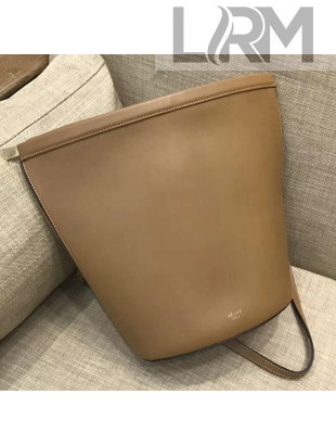 Celine Calfskin Bucket Bag Tan 2018