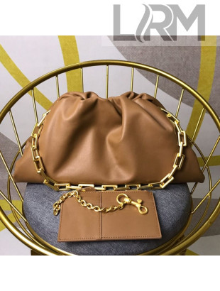 Bottega Veneta Large The Pouch Chain Shoulder Bag Brown 2019