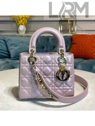 Dior My ABCDior Mini Bag in Pearly Pink Cannage Lambskin 2020
