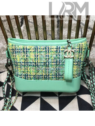 Chanel Gabrielle Small Hobo Shoulder Bag A91810 Green 2019