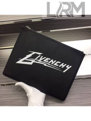 Givenchy Antigona Leather Medium Pouch Black 06 2021