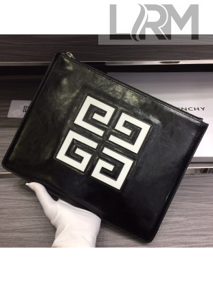 Givenchy Logo Leather Medium Pouch Black 08 2021