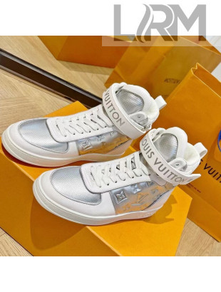 Louis Vuitton Boombox Sneaker Boots Silver 2021 112452