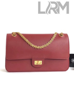 Chanel Smooth Nude 2.55 Reissue Size 226 Bag Red 2018