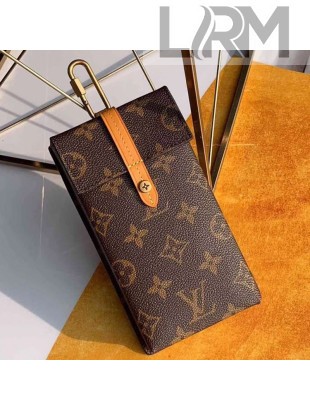 Louis Vuitton Box Phone Case Monogram Canvas Vertical Bag M68523 2019