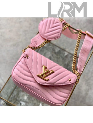Louis Vuitton Multi Pochette New Wave Shoulder Bag M56468 Pink 2020