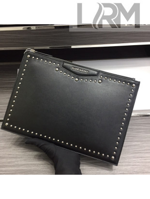 Givenchy Antigona Medium Pouch in Black Studded Leather 2021