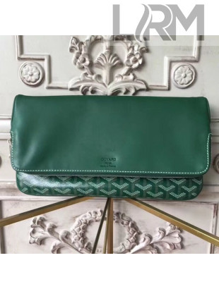 Goyard Folding Leather Clutch Green