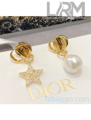 Dior CD Star Earrings With Crystal DE2081211 2020