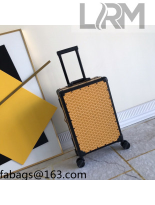 Goyard Goyardine Canvas Travel Luggage 20inches Yellow 2021 10