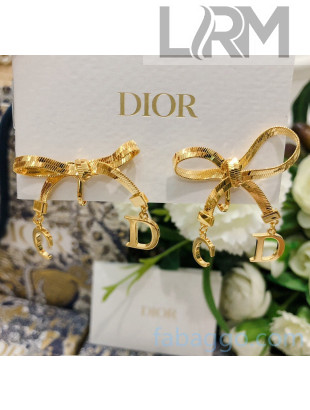 Dior Metal Bow Earrings DE2081212 2020