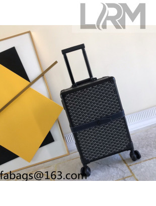 Goyard Goyardine Canvas Travel Luggage 20inches Black 2021 12