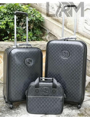 Gucci 360° Wheels GG Luggage Suitcase 20/24 2019 02