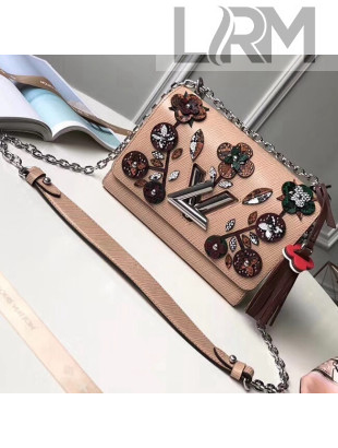Louis Vuitton Summer Trunks Epi Leather Twist MM Bag Beige 2018