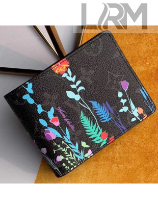 Louis Vuitton Men's Flora Print Monogram Canvas Multiple Wallet M60895 2019