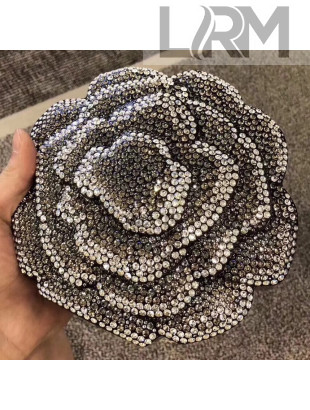 Chanel Resin/Strass In The Forest Camellia Evening Bag A69841 Black 2019