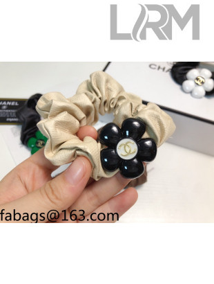 Chanel Lambskin Hair Ring White 2021 100804