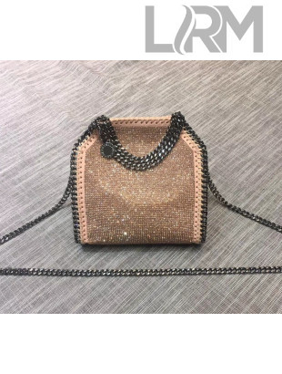 Stella McCartney Tiny Falabella Tote Bag 18cm with Diamond-cut Pink 2018