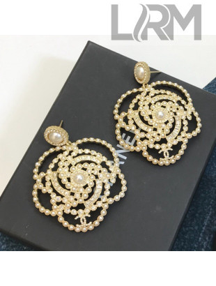 Chanel Camellia Bloom Earrings 2021 082517
