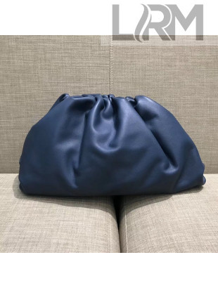 Bottega Veneta Large The Pouch Clutch Navy Blue 2019