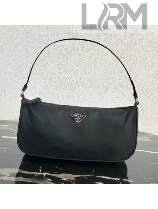 Prada Nylon Hobo Bag 1N1419 Black 2019