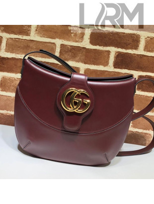 Gucci Arli Medium Shoulder Bag 568857 Burgundy 2019