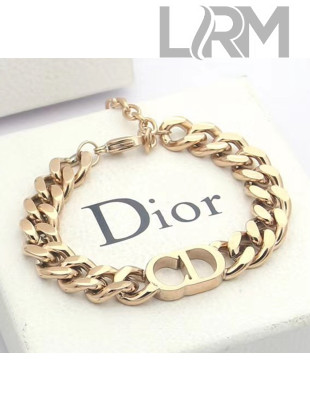 Dior CD Chian Bracelet 2061235 Pink Gold 2020