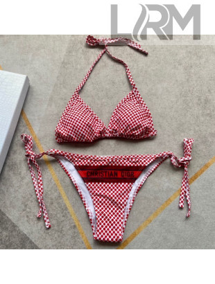 Dior Dotted Swimwear DS14 Red 2021
