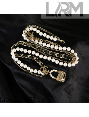 Chanel Lambskin Chain Belt 2021 100831