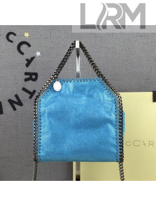Stella McCartney Tiny Falabella Tote Bag 18cm Blue/Silver 2020