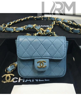 Chanel Quilting Lambskin Mini Waist Bag Paon 2019
