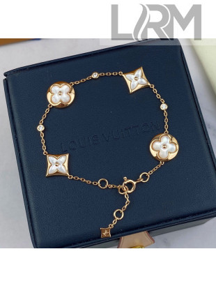 Louis Vuitton Color Blossom BB MULTI-MOTIFS Bracelet LVB01 White 2021