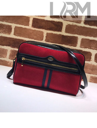 Gucci Ophidia Suede Small Shoulder Bag 517080 Red 2018
